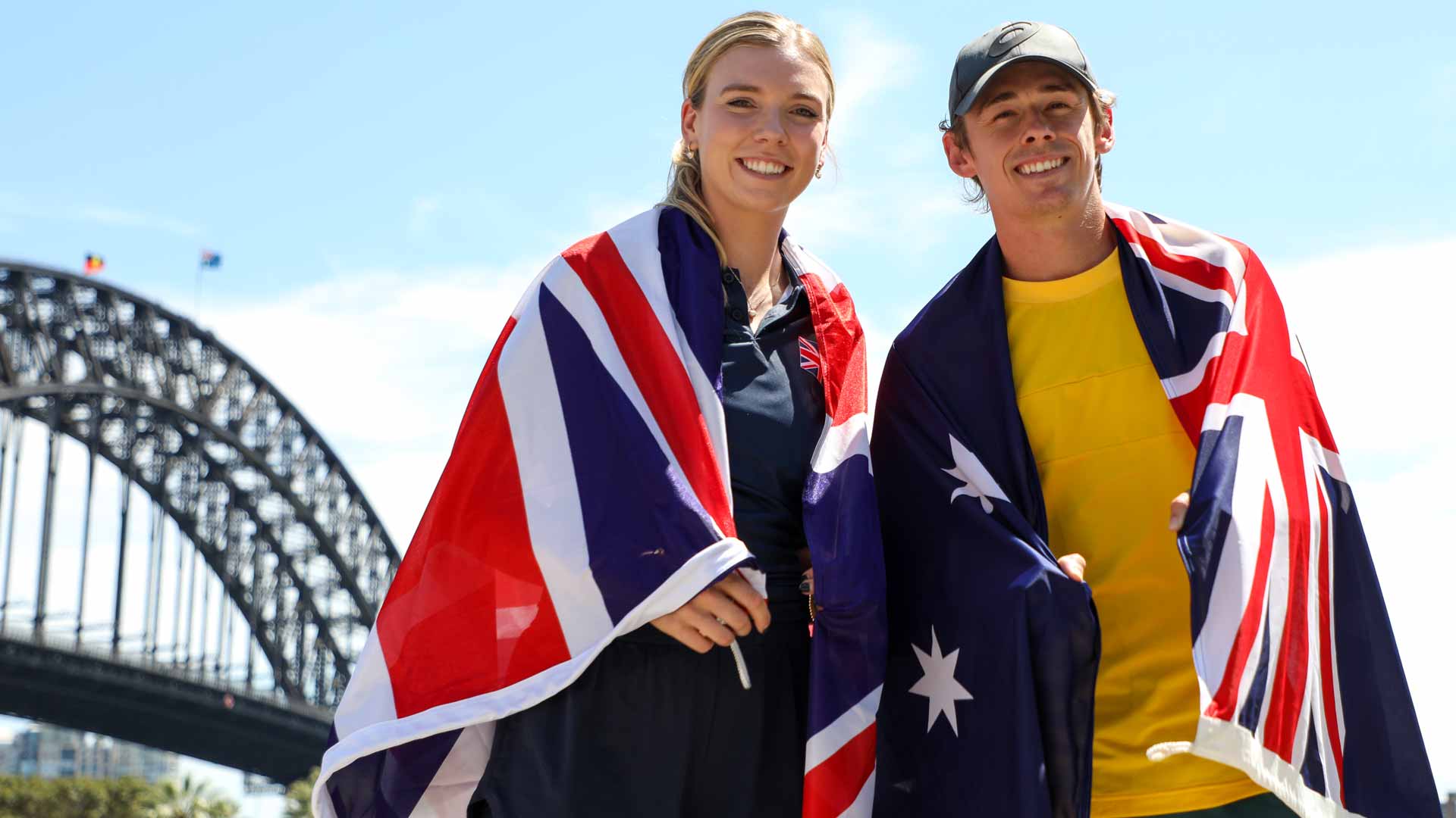 Katie Boulter and Alex de Minaur
