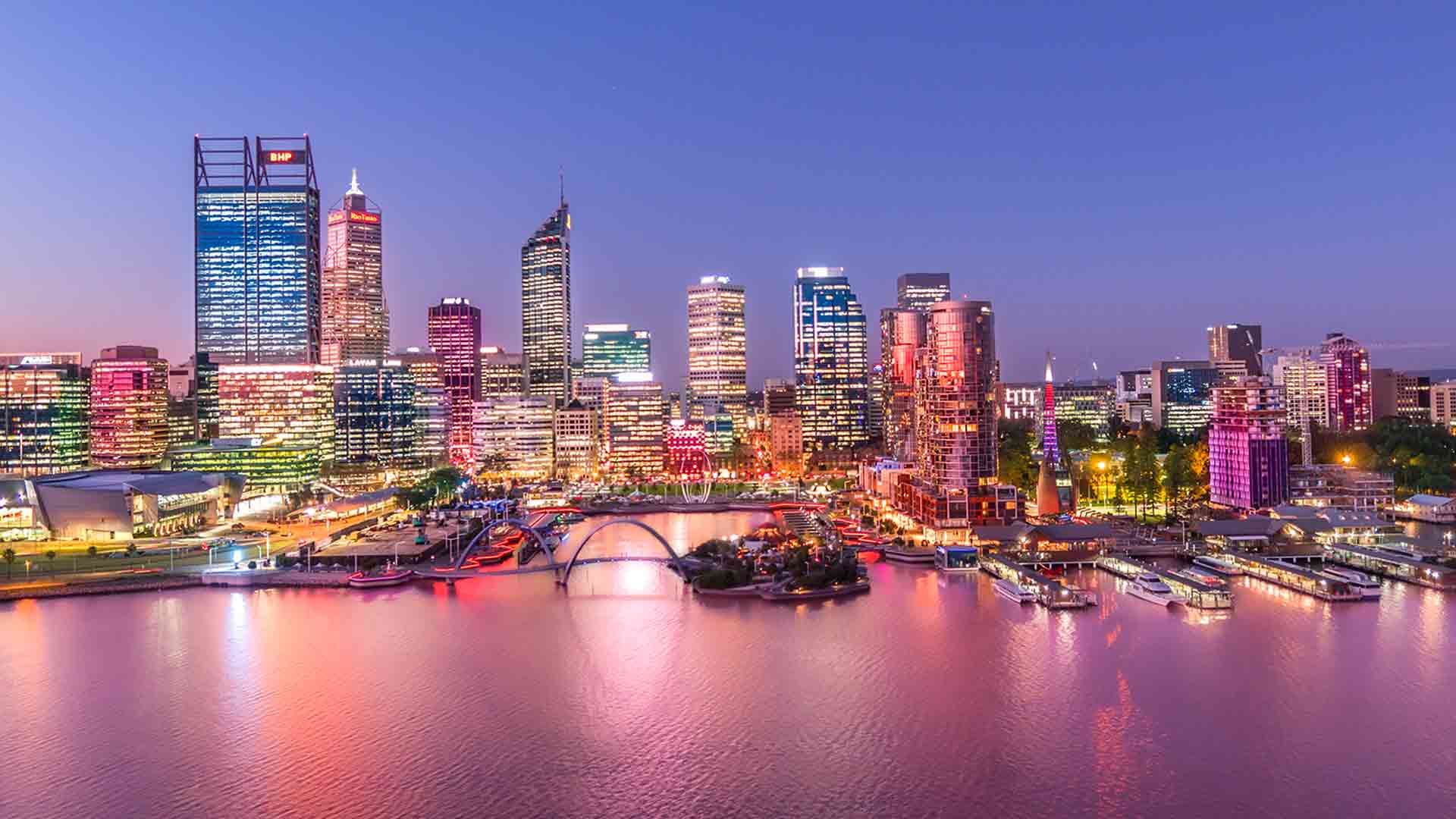 Perth City, Australia, city, harbour, buildings, australia, trees, HD  wallpaper | Peakpx