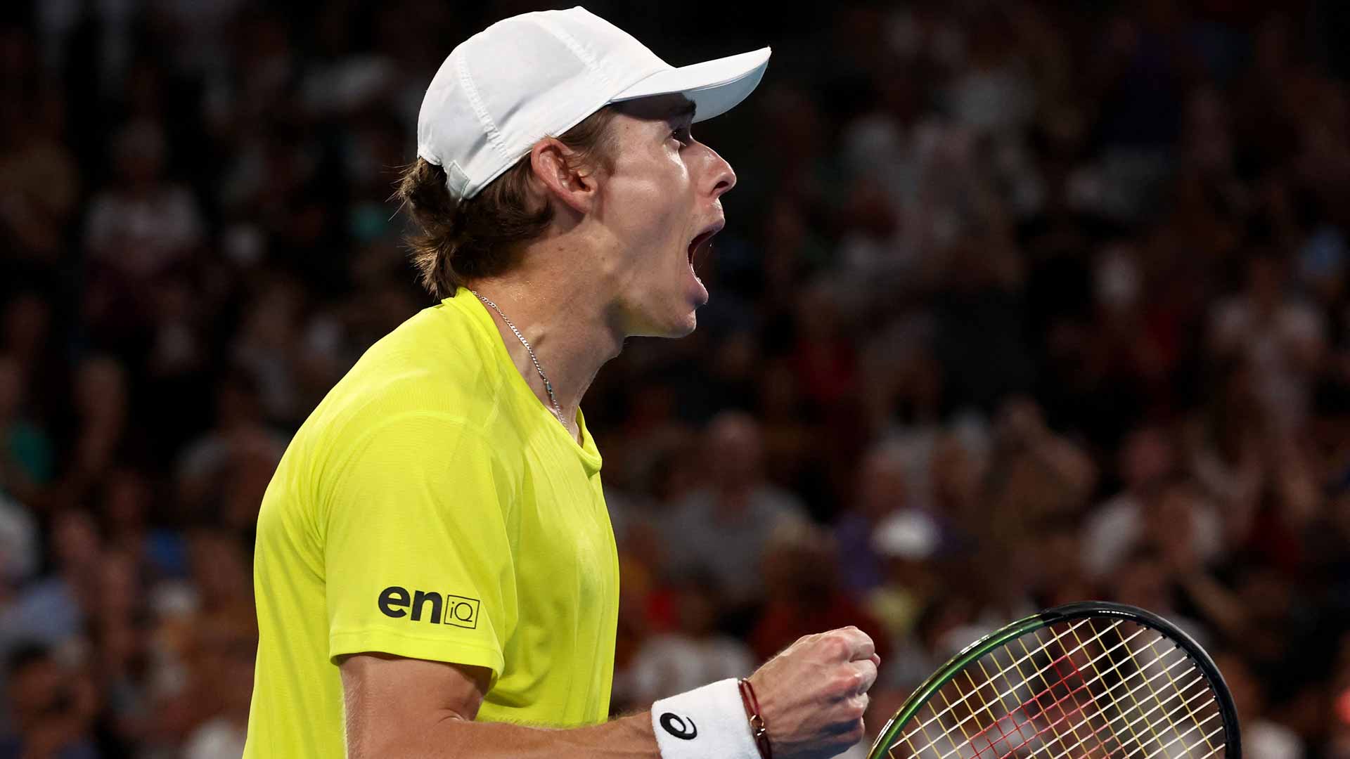 Alex de Minaur defeats Rafael Nadal at the 2023 United Cup.