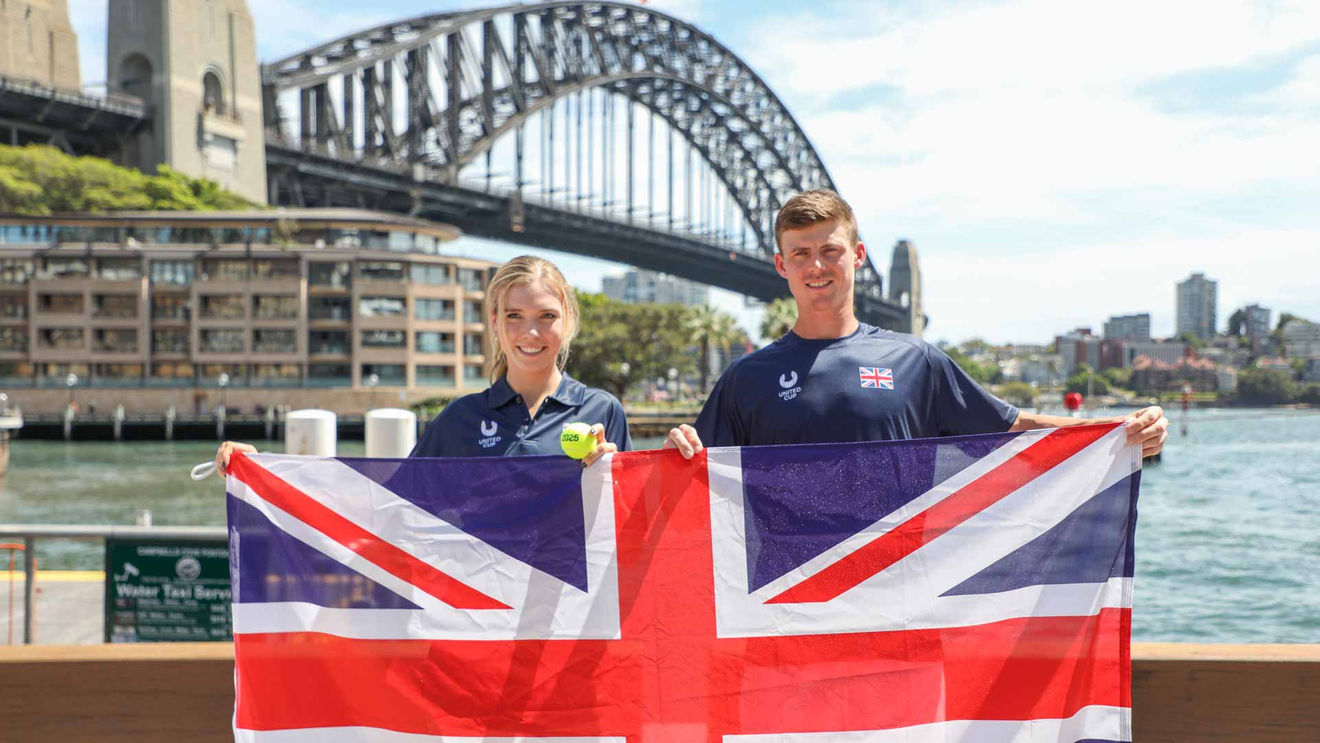 Katie Boulter and Billy Harris