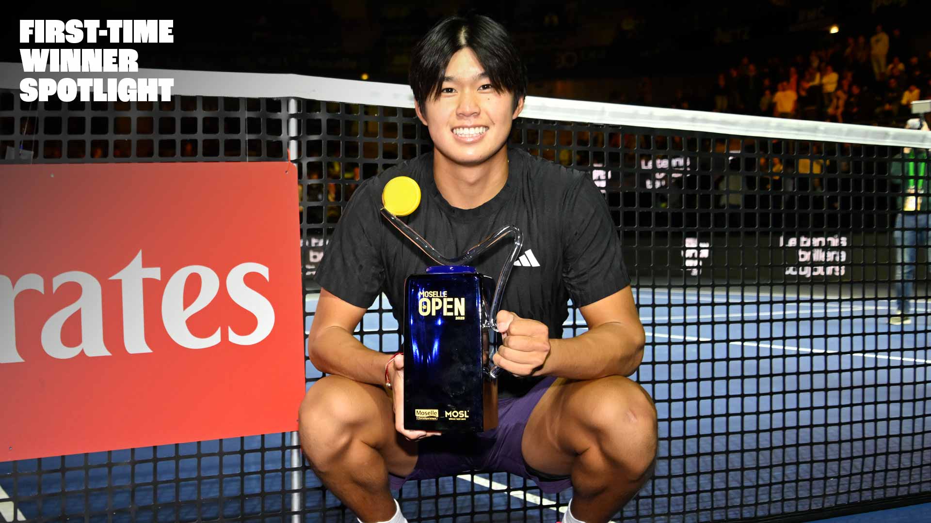 Learner Tien clinches his maiden ATP Tour title in Metz.