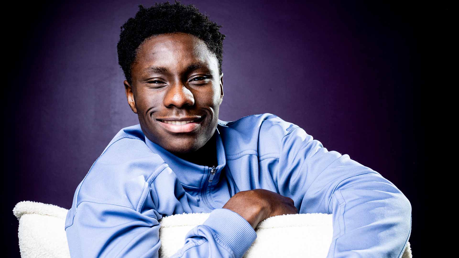 Moise Kouame, 16, is competing this week at the Open Occitanie in Montpellier.