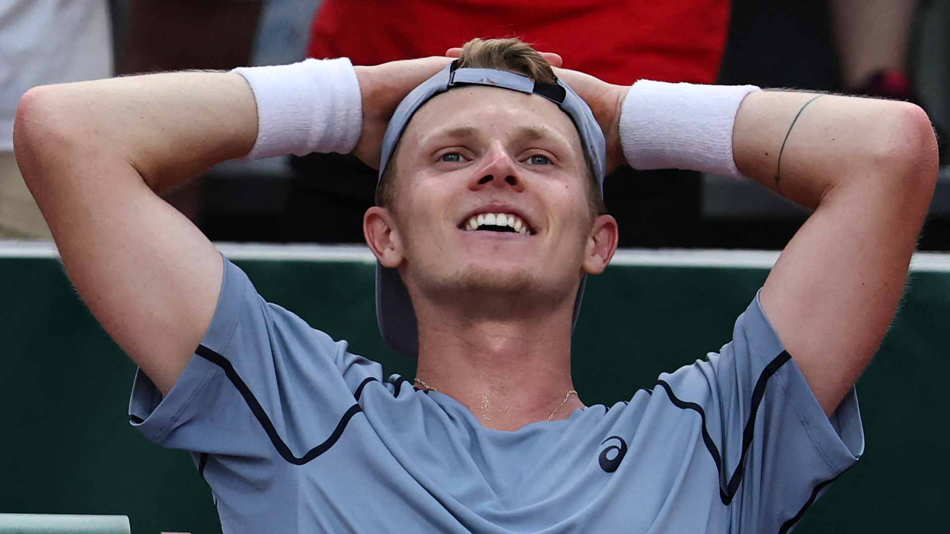 Jesper de Jong upset World No. 15 Karen Khachanov in the third round for the highest-ranked win of his career.