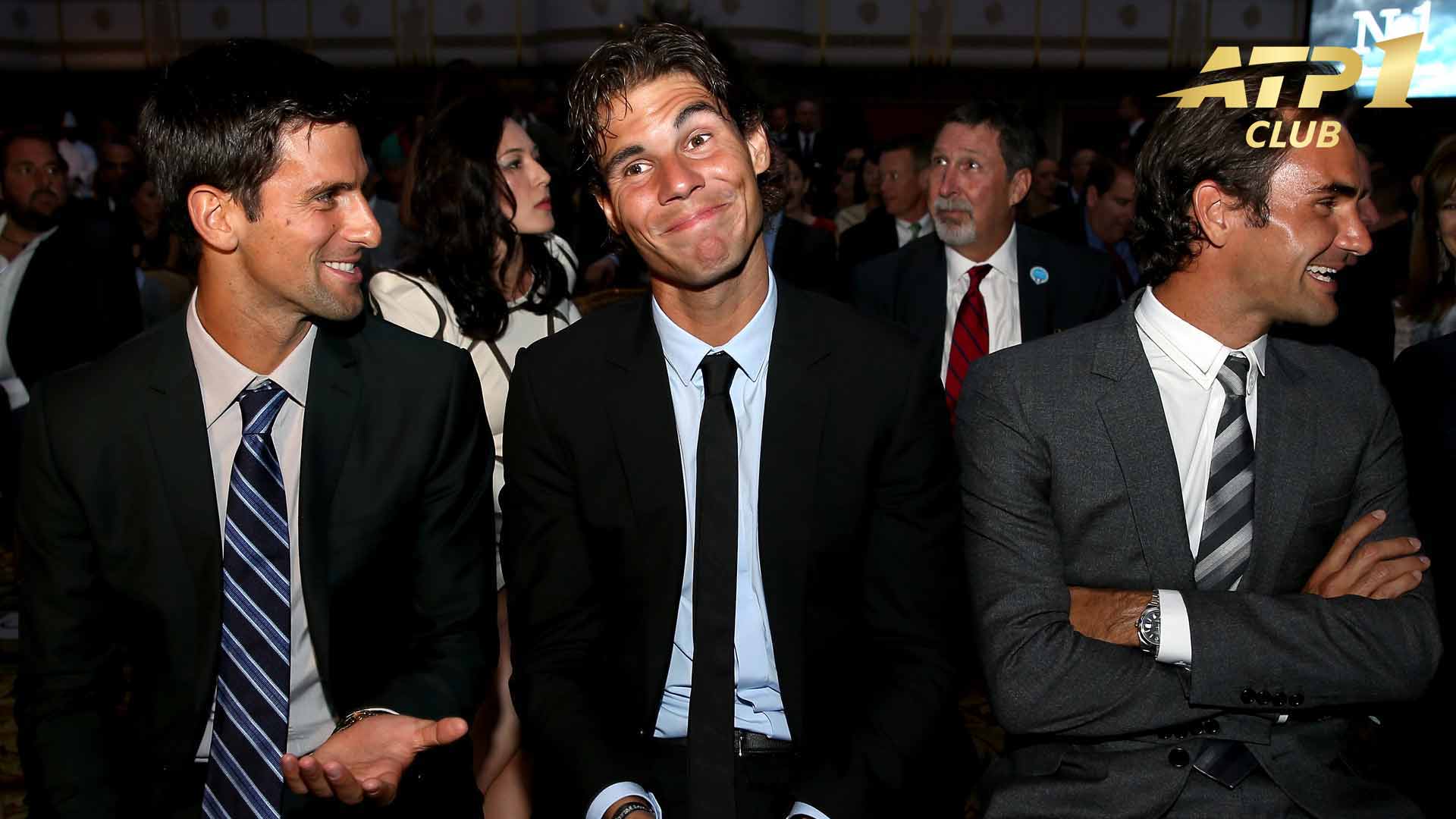 Novak Djokovic, Rafael Nadal, Roger Federer