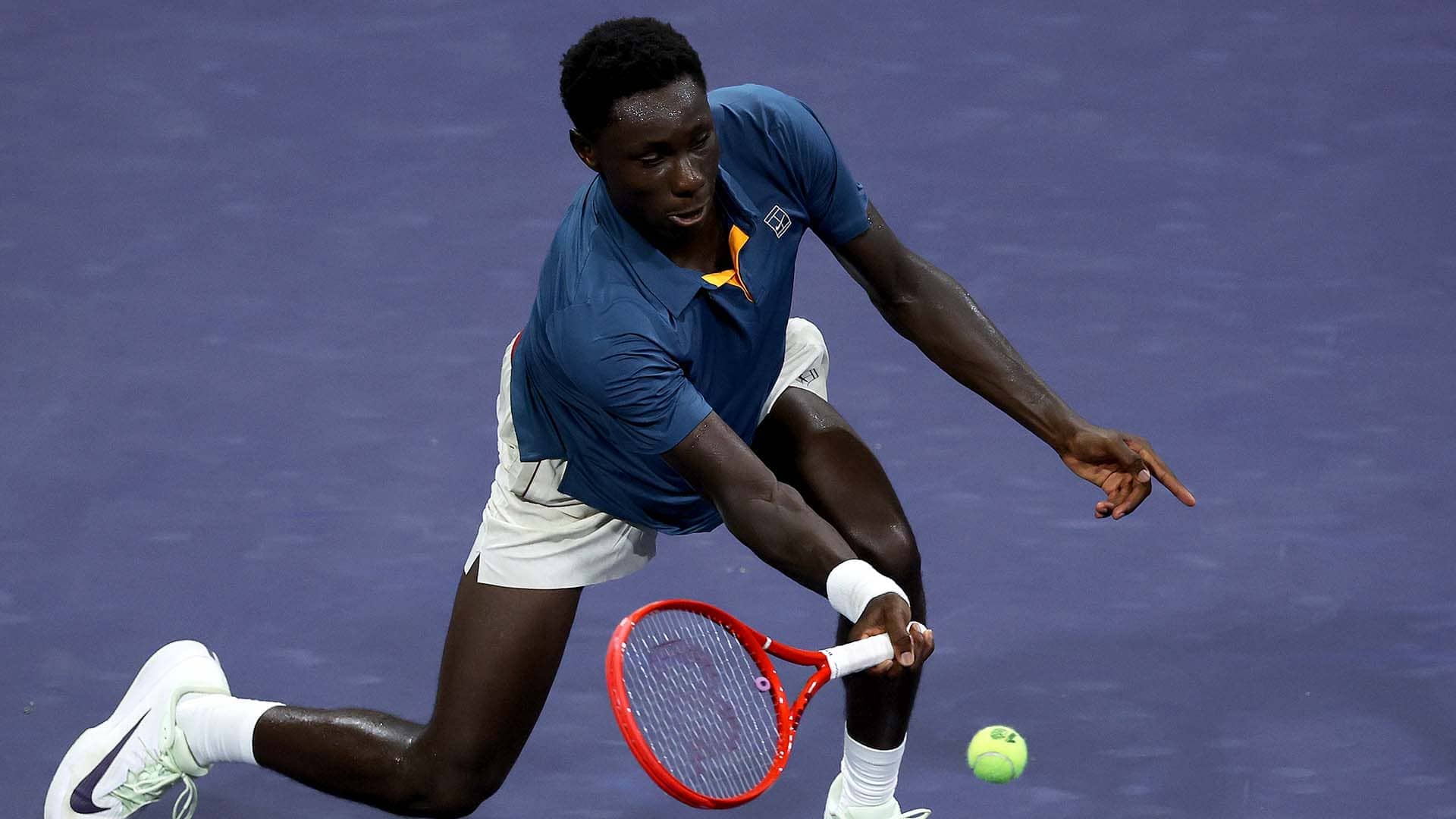 Moise Kouame, 17, is sixth in the PIF ATP Live Next Gen Race.