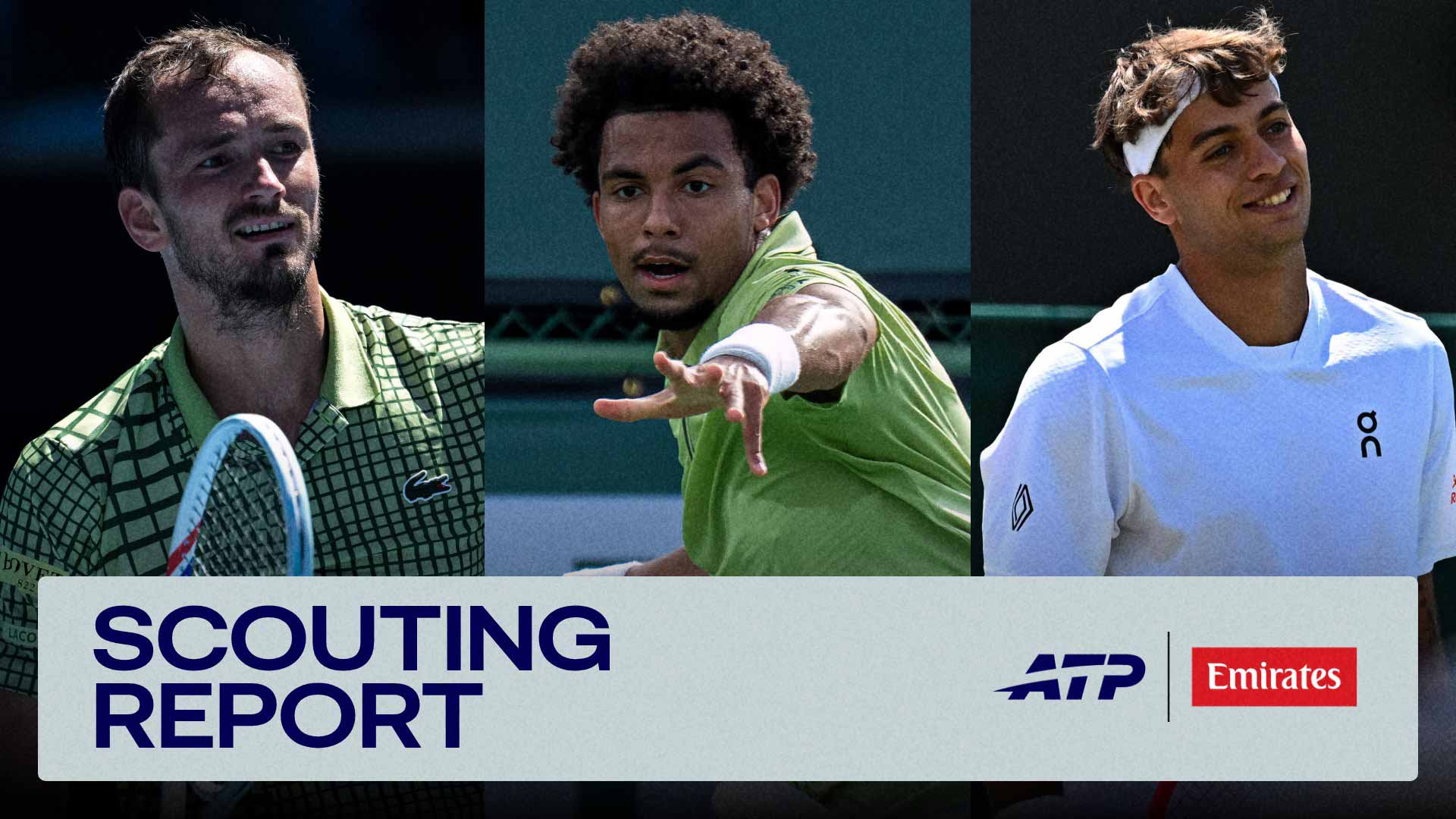 Daniil Medvedev, Arthur Fils and Flavio Cobolli are all in action this week.